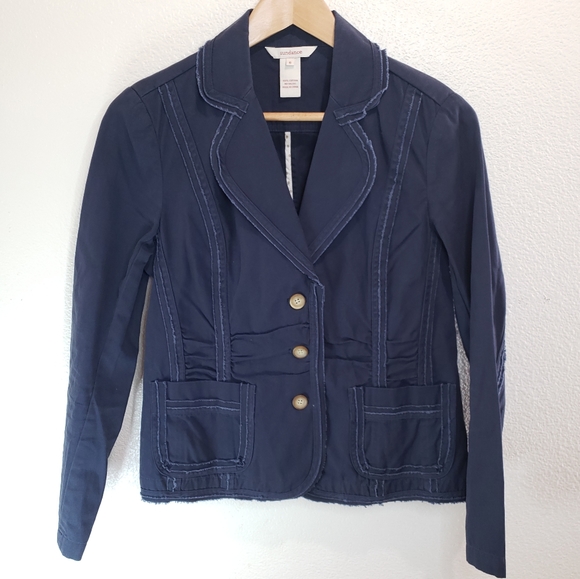 Sundance Navy Blazer Size 6 - Picture 1 of 11